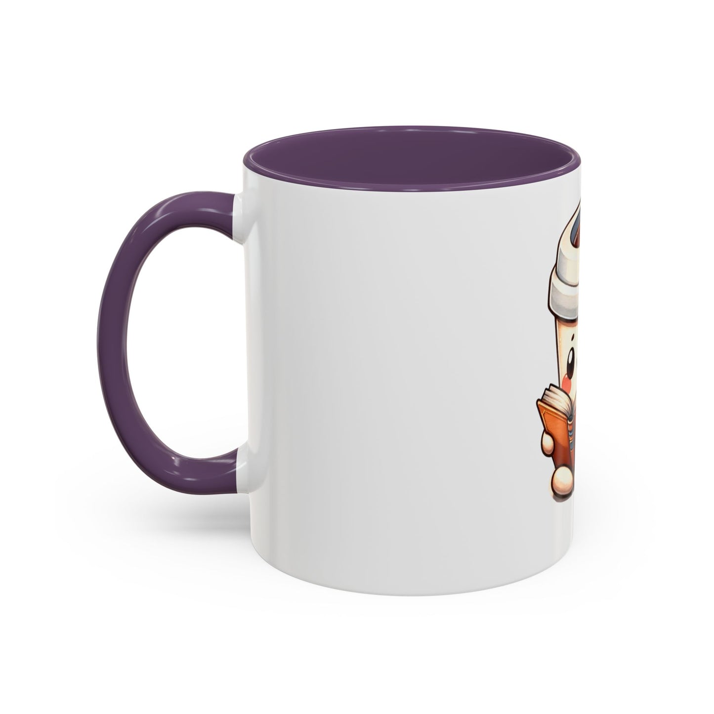 Cute Coffee Mug for Book Lovers, Novelty Mug, Gift for Readers, Caffeine Lover's Cup, Cozy Reading Accessory