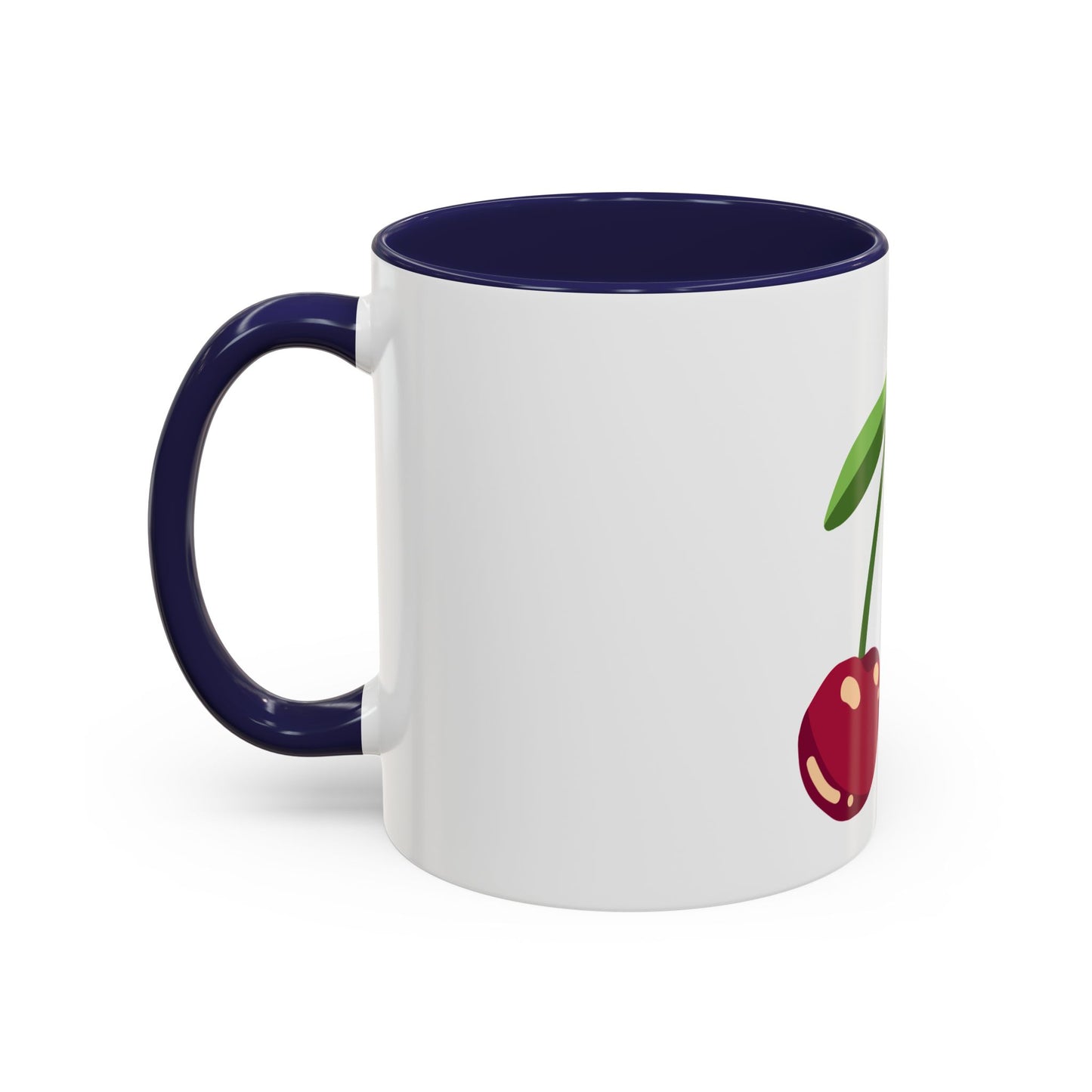 Cherry Delight Accent Coffee Mug - Perfect for Home, Office, Gift Ideas, Summer Vibes, Eco-Friendly Coffee Lovers