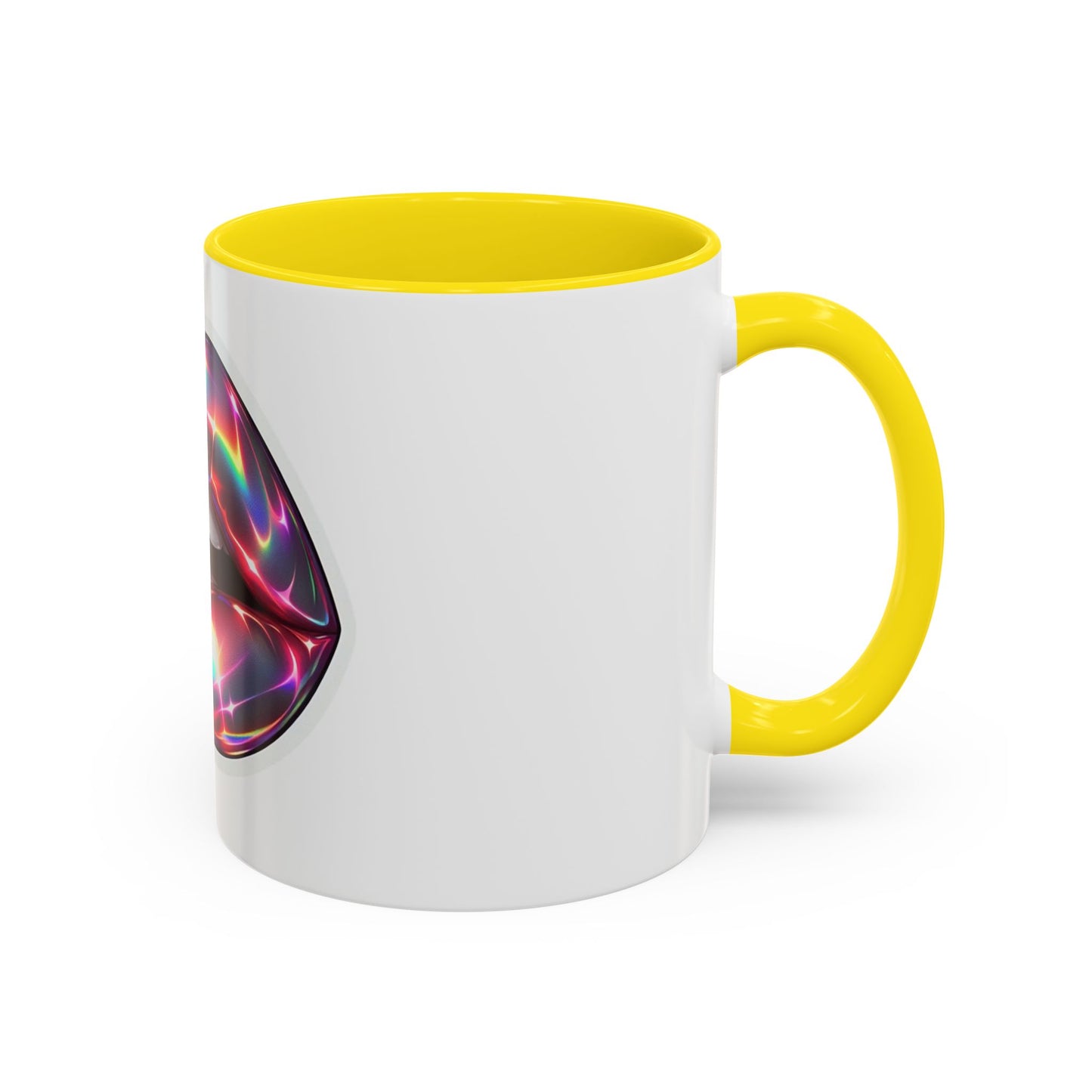 Glossy Lip Art Coffee Mug | Rainbow Kiss Design | Unique Gift for Her, Coffee Lovers, Birthday, Valentine's Day