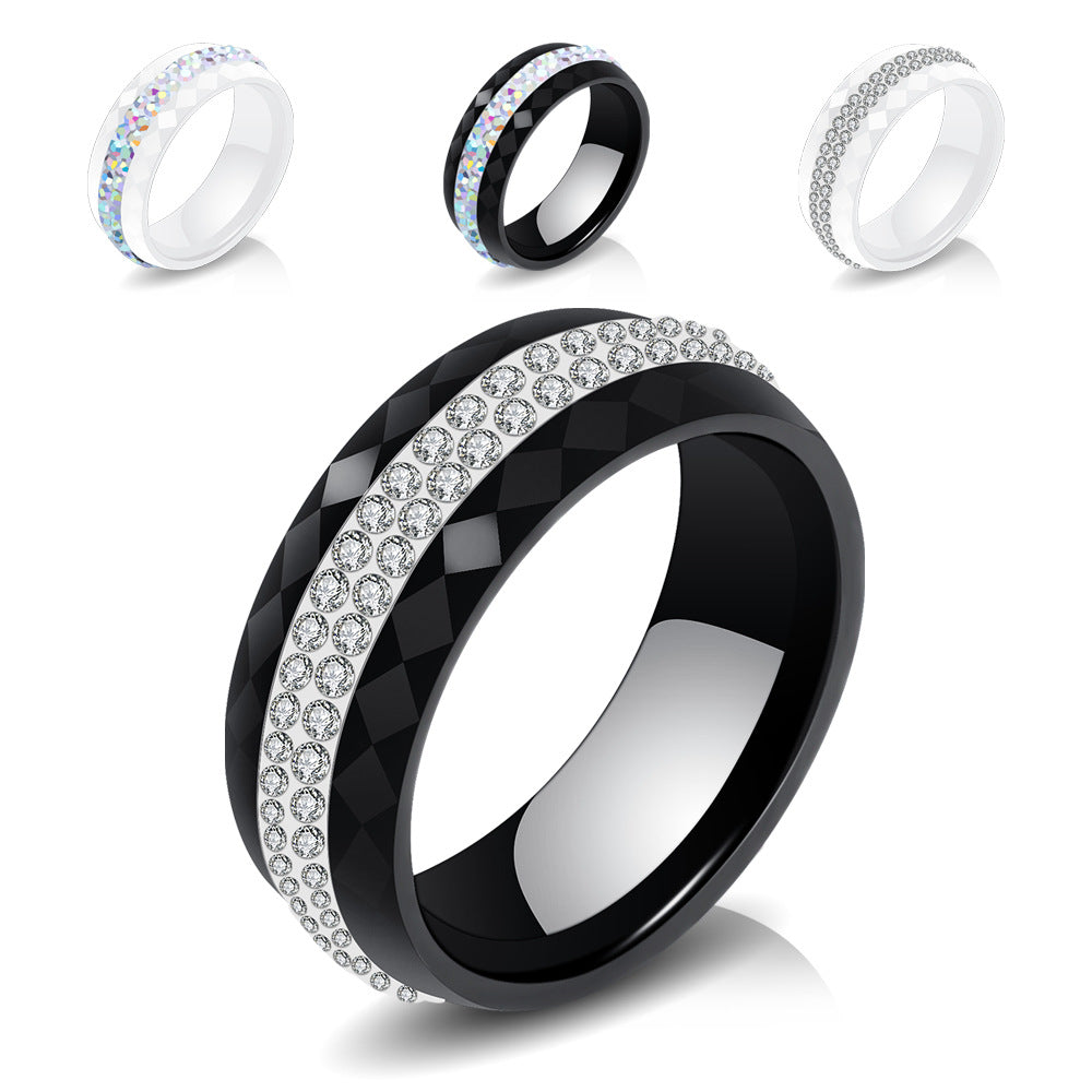 Black And White Ring