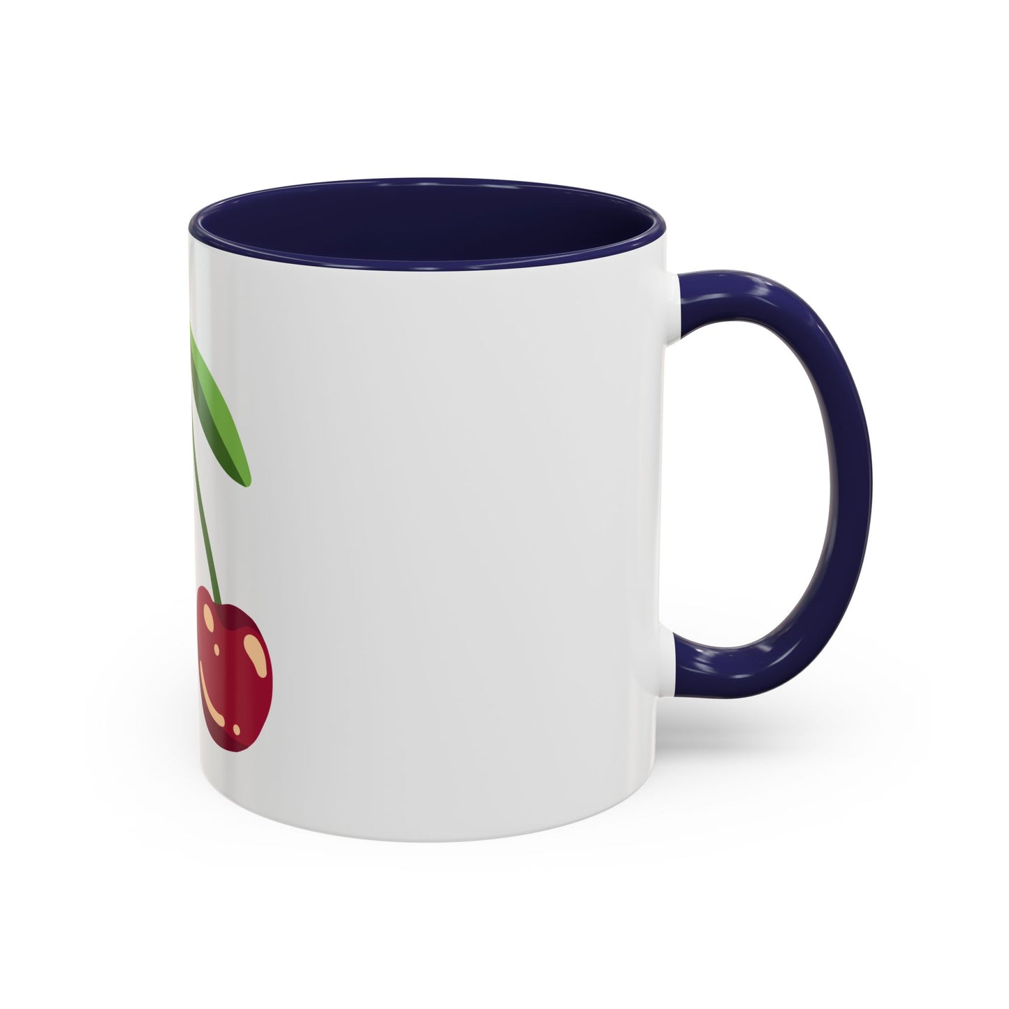 Cherry Delight Accent Coffee Mug - Perfect for Home, Office, Gift Ideas, Summer Vibes, Eco-Friendly Coffee Lovers