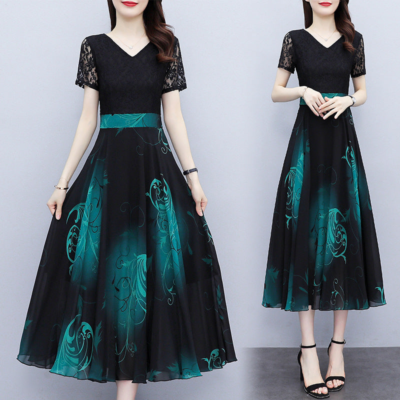 Women's Chiffon Slim Dress