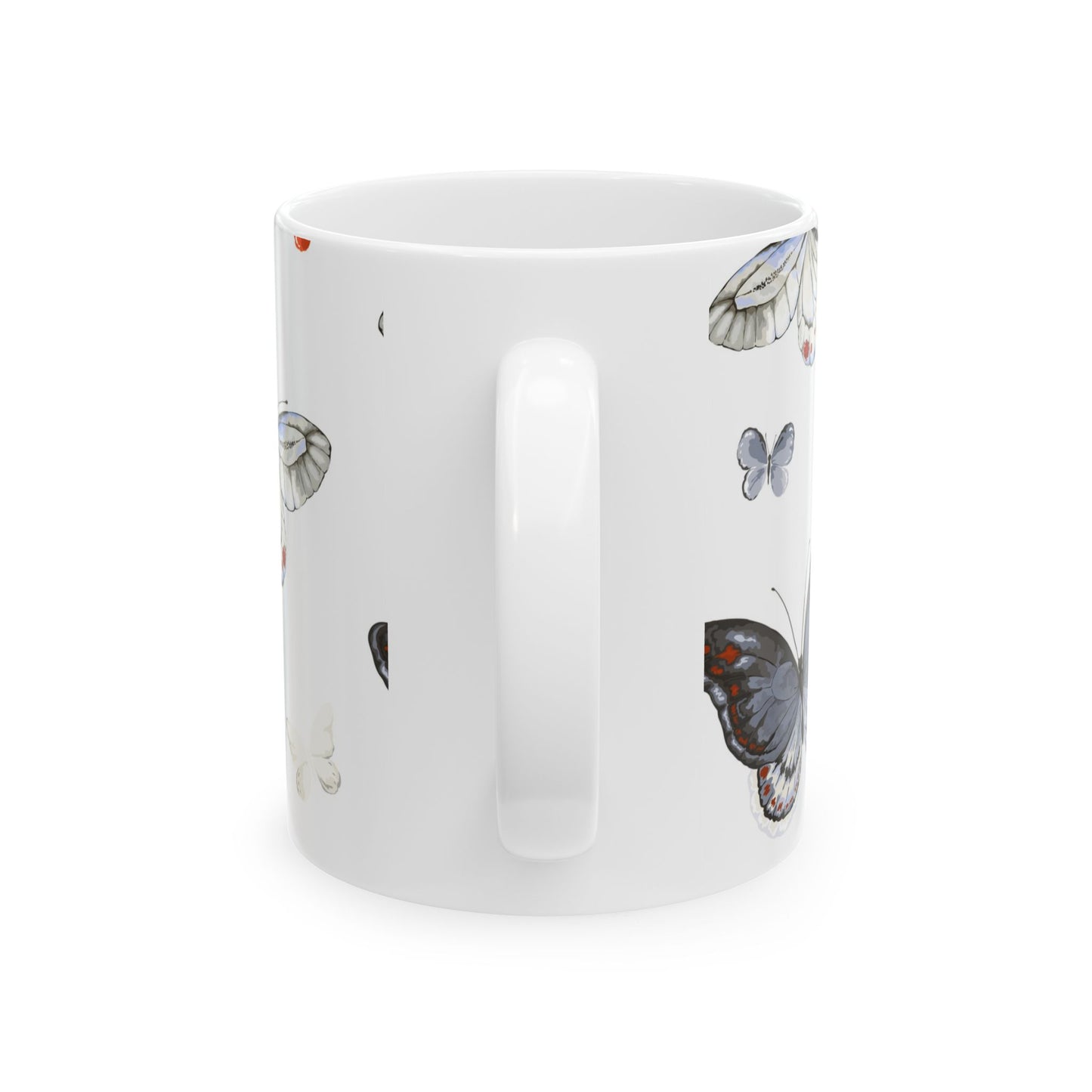 Butterfly Dreams Ceramic Mug - Nature Lover Gift, Coffee Cup, Butterfly Art, Home Decor, Tea Mug, Butterfly Collection