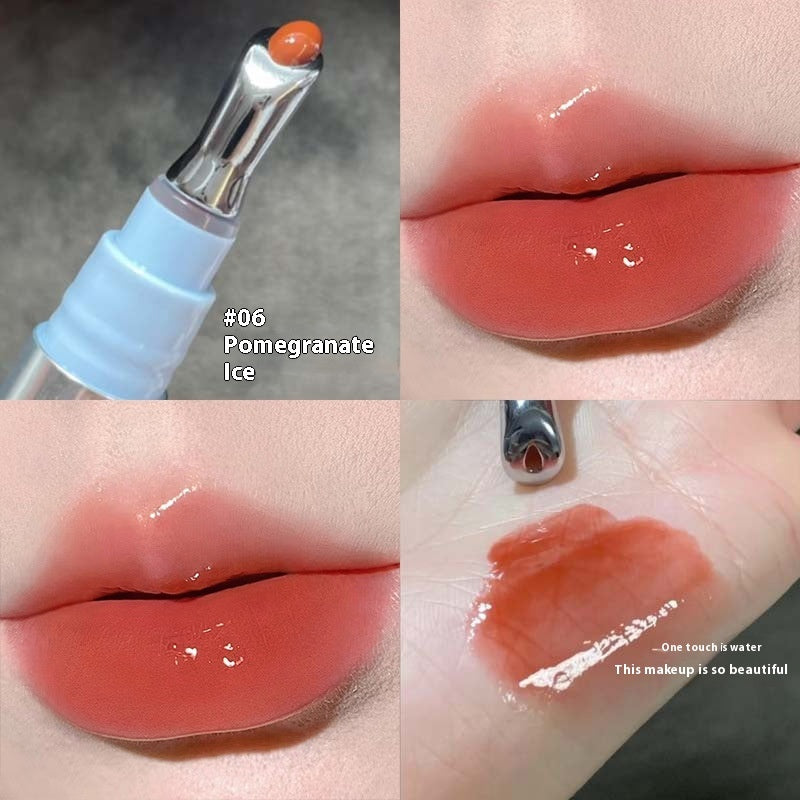 Long Lasting Nourishing Moisturizing Lip Mirror Water Light No Stain On Cup Lip Gloss