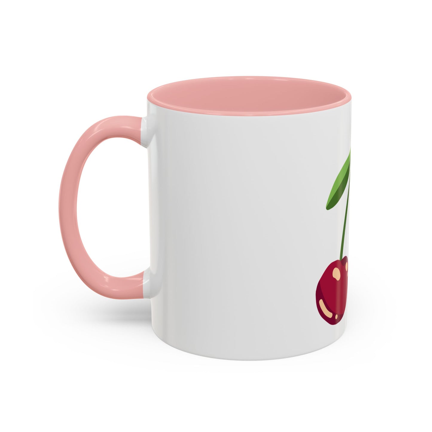 Cherry Delight Accent Coffee Mug - Perfect for Home, Office, Gift Ideas, Summer Vibes, Eco-Friendly Coffee Lovers