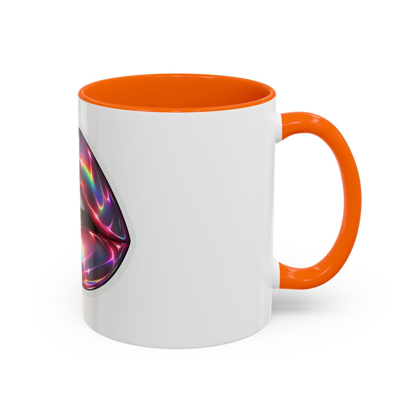 Glossy Lip Art Coffee Mug | Rainbow Kiss Design | Unique Gift for Her, Coffee Lovers, Birthday, Valentine's Day