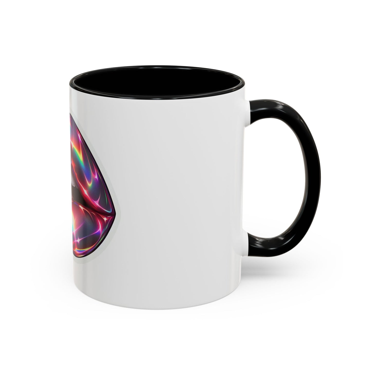Glossy Lip Art Coffee Mug | Rainbow Kiss Design | Unique Gift for Her, Coffee Lovers, Birthday, Valentine's Day