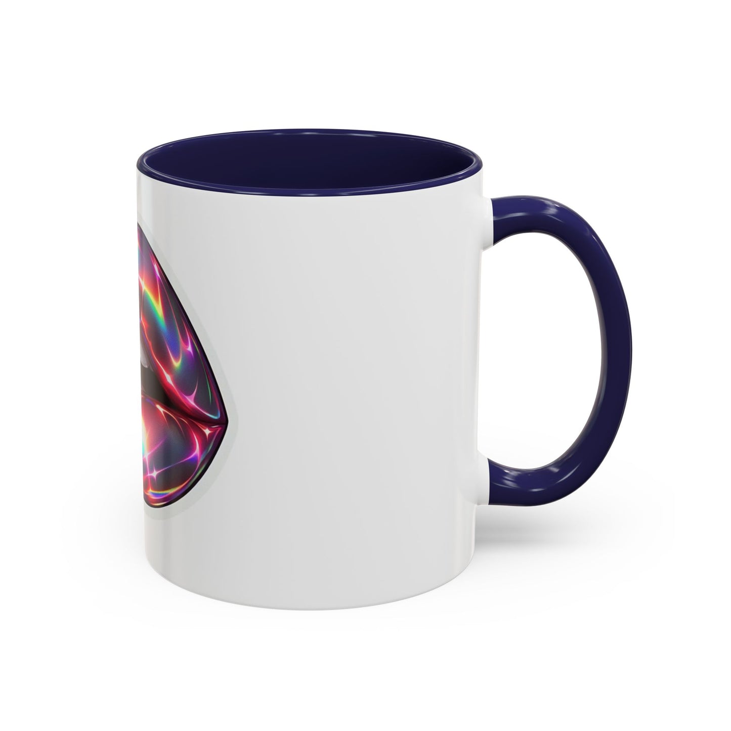 Glossy Lip Art Coffee Mug | Rainbow Kiss Design | Unique Gift for Her, Coffee Lovers, Birthday, Valentine's Day