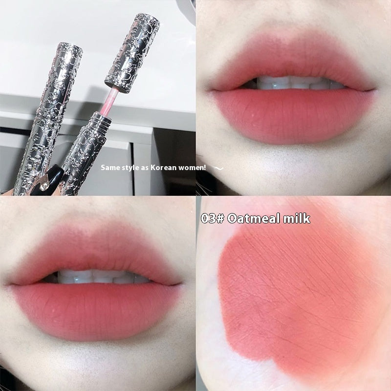 Velvet Mist Lip Mud Matte White Lipstick