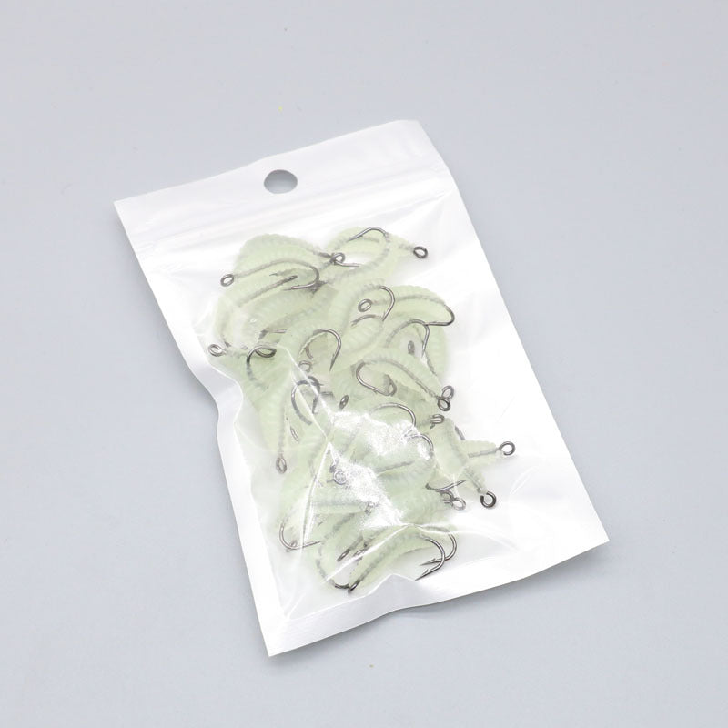 Lure With Hook Mealworm Suit