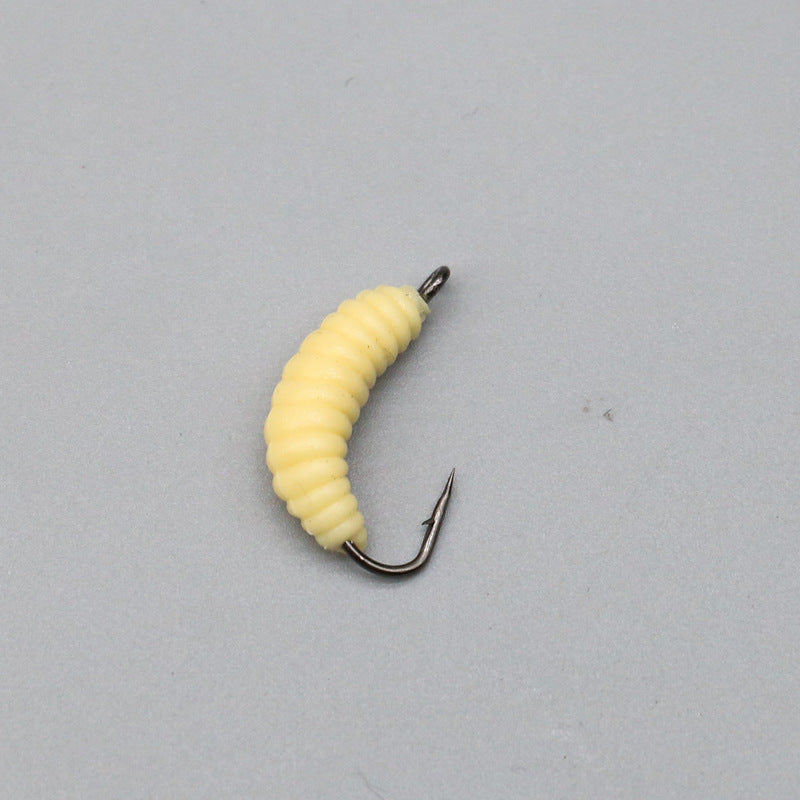 Lure With Hook Mealworm Suit
