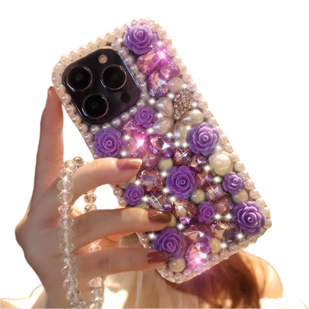 Flower Shiny Phone Case