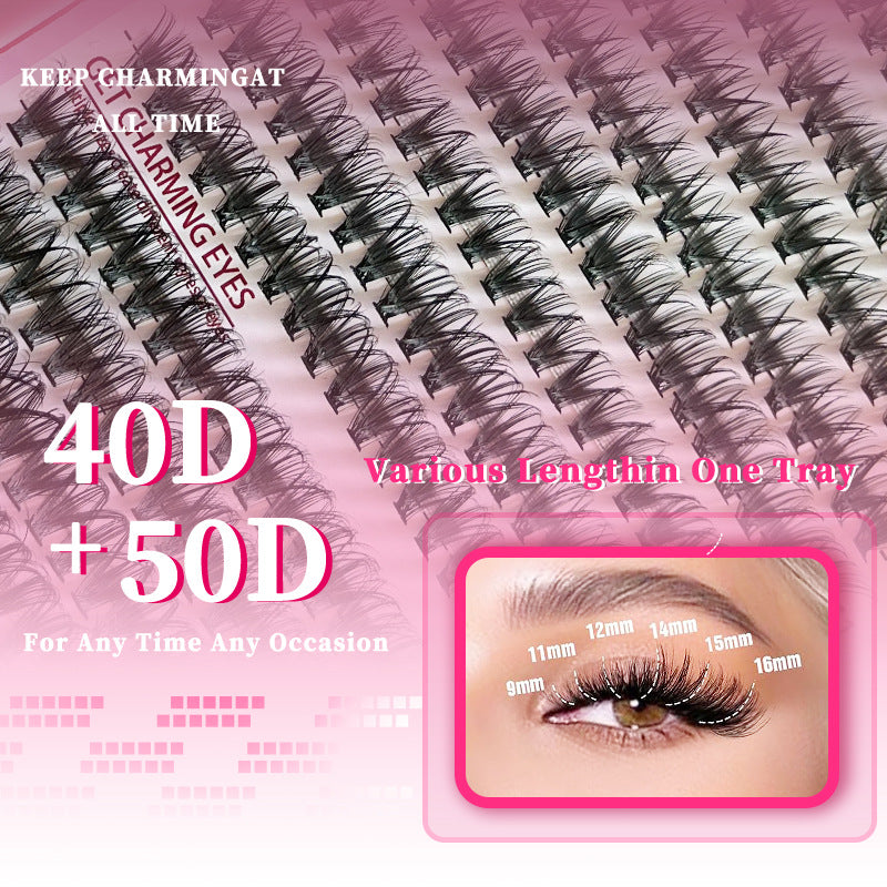 Colorful Large Capacity Single Cluster Eyelash Book