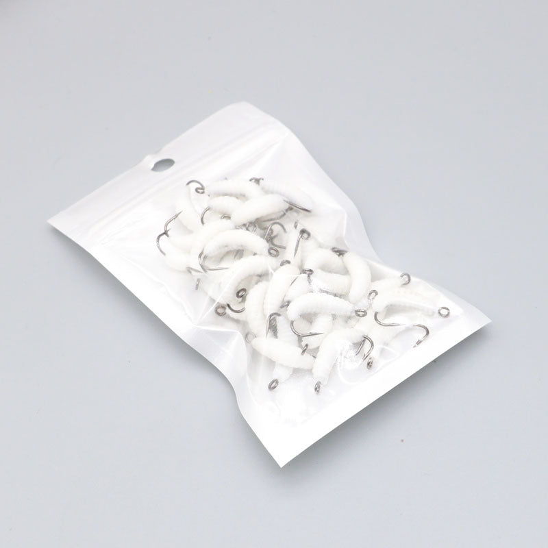 Lure With Hook Mealworm Suit