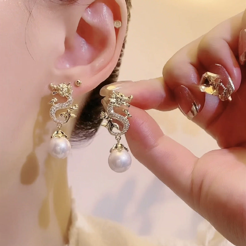 Dragon Stud Earrings