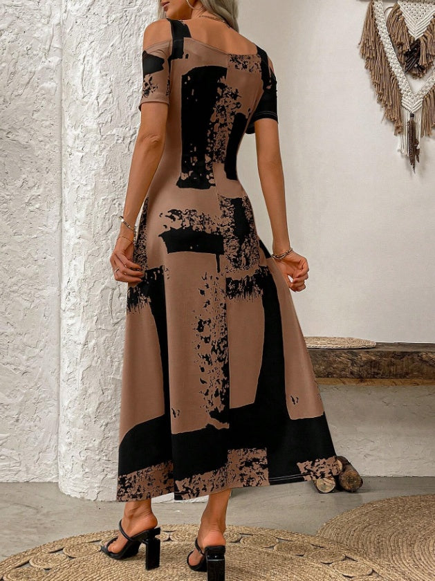 Casual Short Sleeve Dress For Women