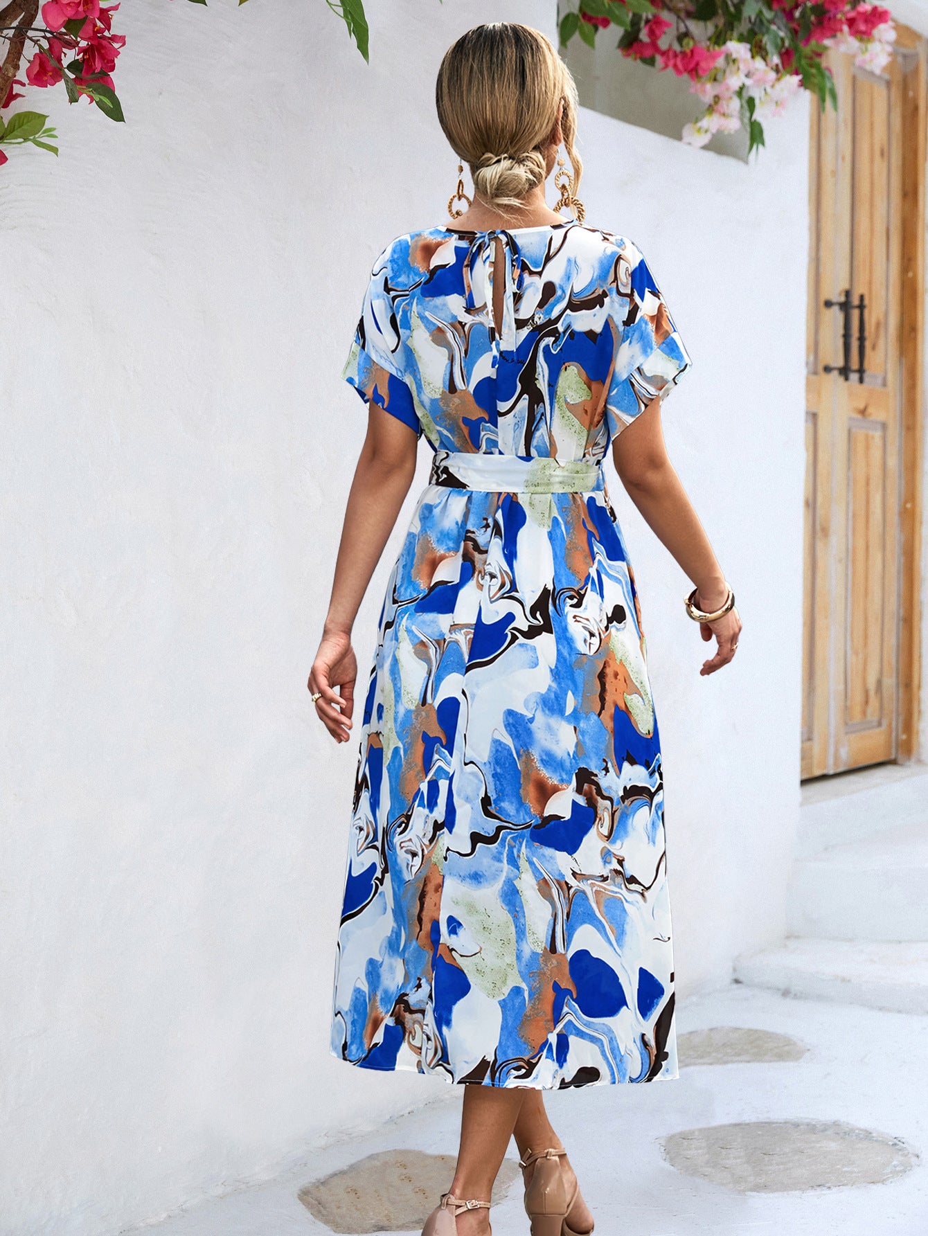Summer Short-sleeved Dress