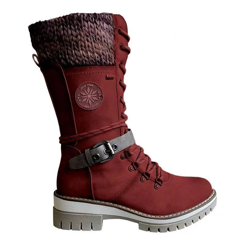 Autumn And Winter New Women's Riding Boots Snow Boots