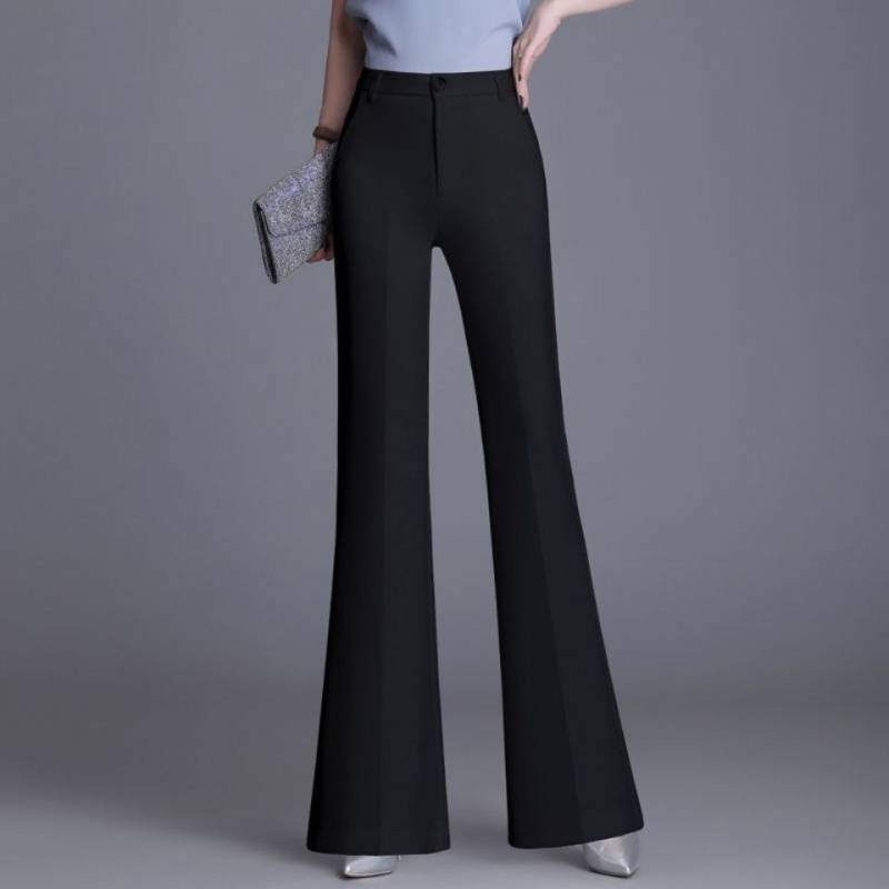 White High-waist Women's Loose Casual Pants