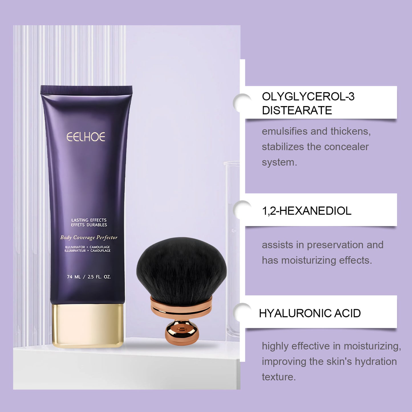 Body Creamy Concealer Daily Lasting Nourishing And Brightening Cover