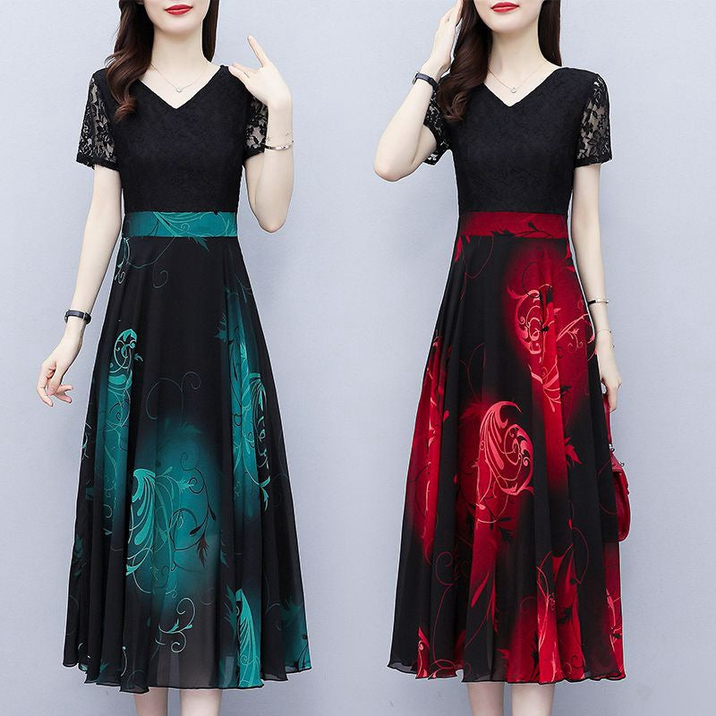 Women's Chiffon Slim Dress