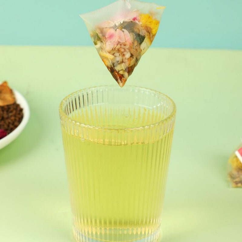 Winter Melon Lotus Leaf Tea 20 Bags- Oil-Removing And Fat-Reducing Tea. Contains Chrysanthemum, Winter Melon, Tangerine Peel, Cassia Seed, Hawthorn, Buckwheat, Double Red Rose, Lotus Leaf, And Lemo