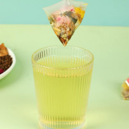 Winter Melon Lotus Leaf Tea 20 Bags- Oil-Removing And Fat-Reducing Tea. Contains Chrysanthemum, Winter Melon, Tangerine Peel, Cassia Seed, Hawthorn, Buckwheat, Double Red Rose, Lotus Leaf, And Lemo