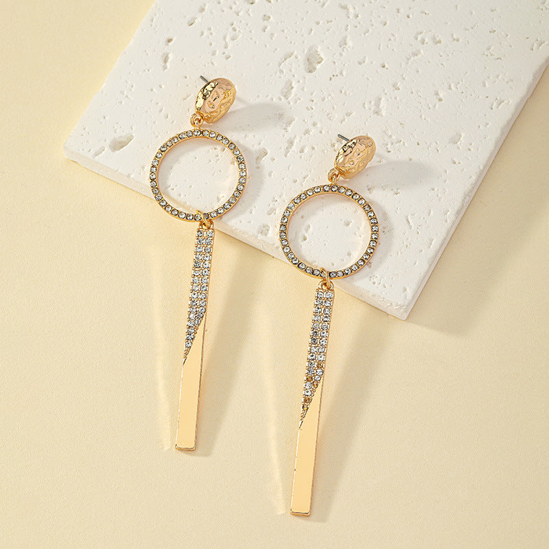 Diamond Elegant Geometric Women's Earrings