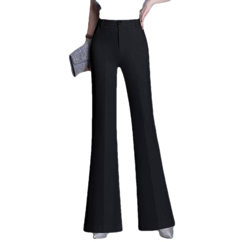 White High-waist Women's Loose Casual Pants