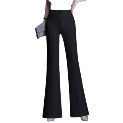 White High-waist Women's Loose Casual Pants