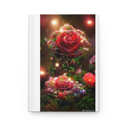 Romantic Hardcover Journal, Floral Diary, Gift for Her, Self-Reflection Notebook, Engagement Gift, Mother's Day Journal