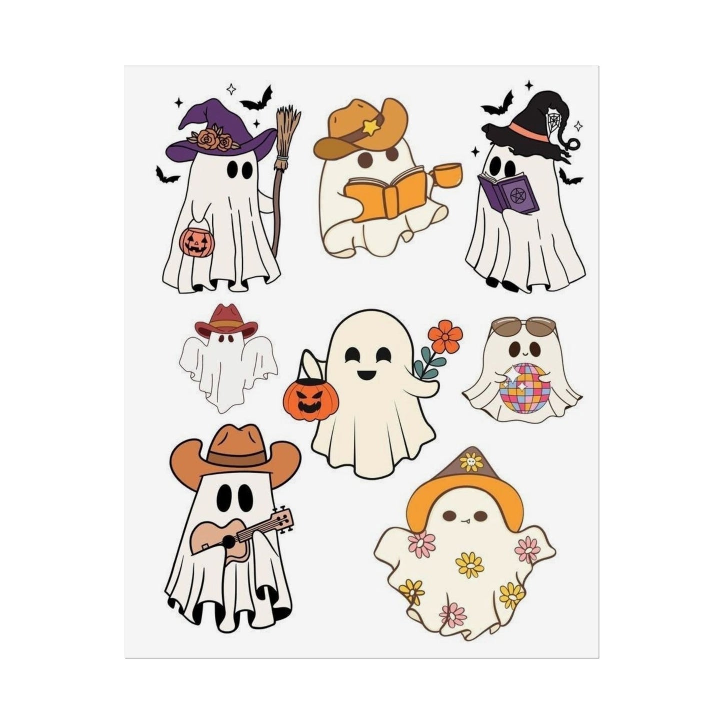 Charming Ghost Stickers
