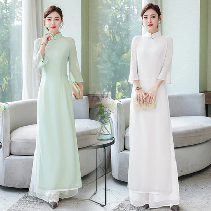 Spring And Summer Collar Slim Fit Dress