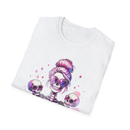 Mom Life Skeleton T-Shirt, Unisex Tee for Moms, Halloween Shirt, Gift for Mothers, Casual Graphic Top, Fun Mom Apparel