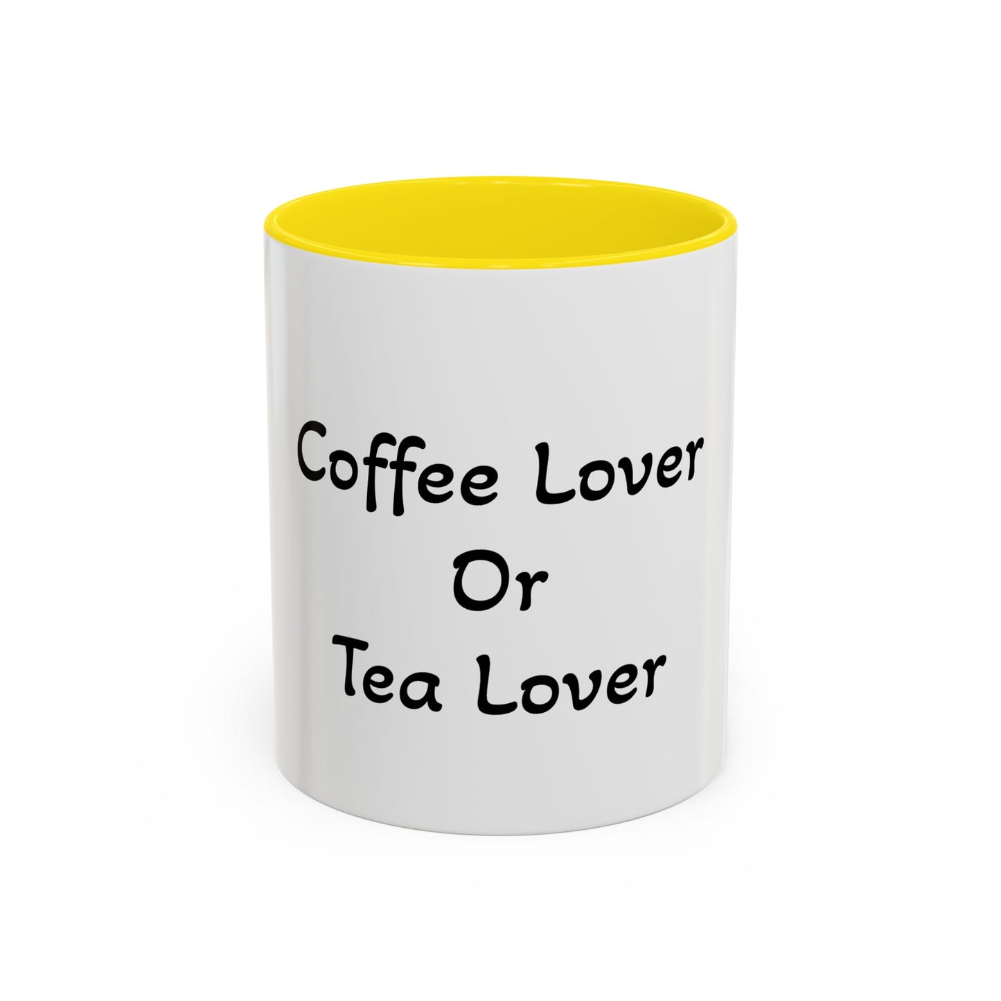 Coffee Lover or Tea Lover Mug | Accent Coffee Cup | Gift for Coffee Lovers, Unique Tea Gift, Kitchen Decor, Perfect for Holidays