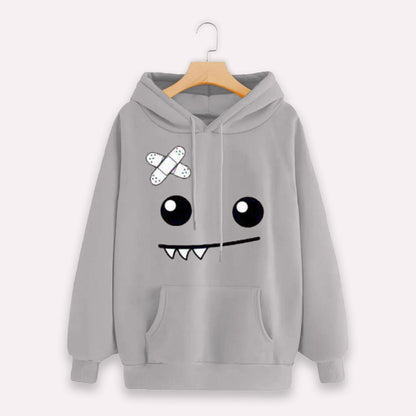 Emoji printed hoodie