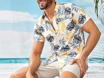 Summer beach short sleeve