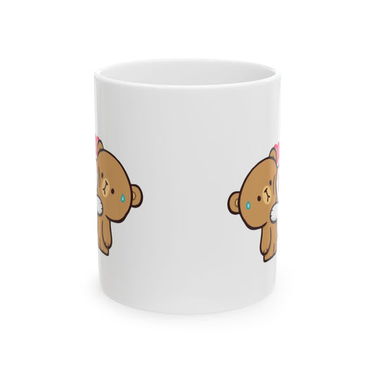 Cute Animal Ceramic Mug: Adorable Bear & Bunny Design, Perfect for Coffee Lovers, Gift for Kids or Animal Lovers, Cute Kitchen Decor, [...]