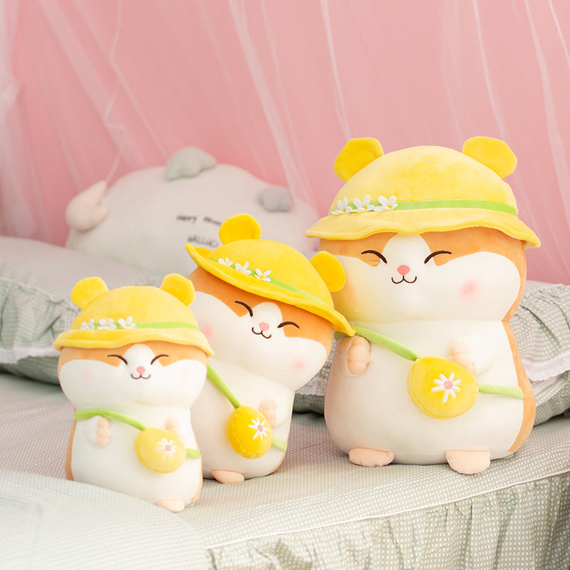 Summer hamster doll pillow