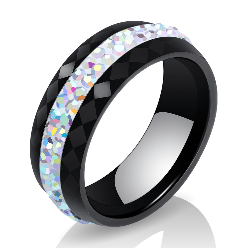 Black And White Ring