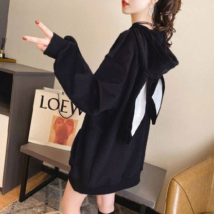 Velvet Thick Hoodies Women Long Sleeve rls