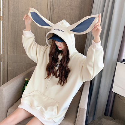 Velvet Thick Hoodies Women Long Sleeve rls