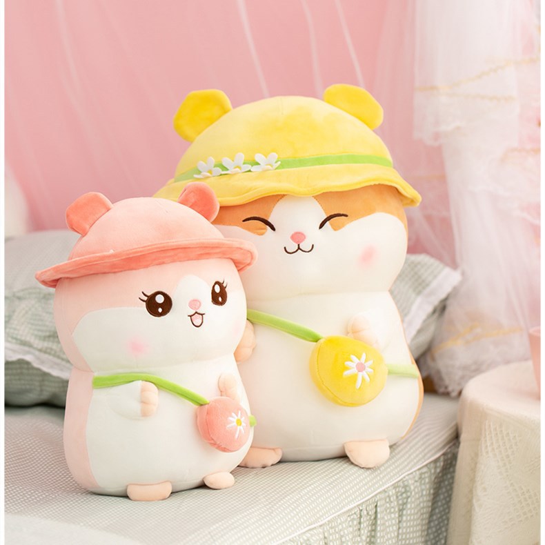 Summer hamster doll pillow