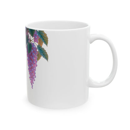Floral Wisteria Ceramic Mug | Coffee Cup, Tea Mug, Gift for Gardener, Home Décor, Flower Lover, Mother's Day