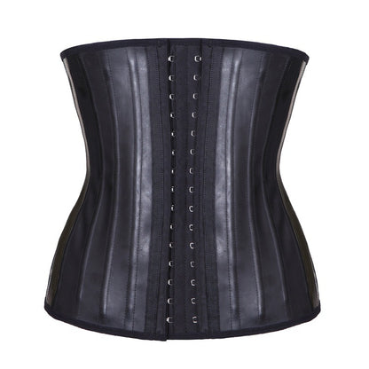 Latex corset with steel bone body