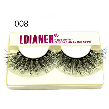 Eyelashes 25mm Wispy Fluffy Fake Lashes