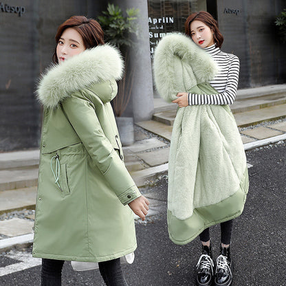 Cotton-Padded Jacket Waist Warm Winter Jacket