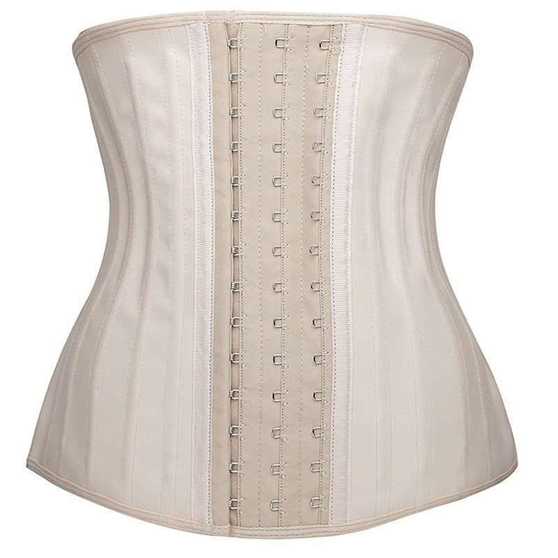 Latex corset with steel bone body