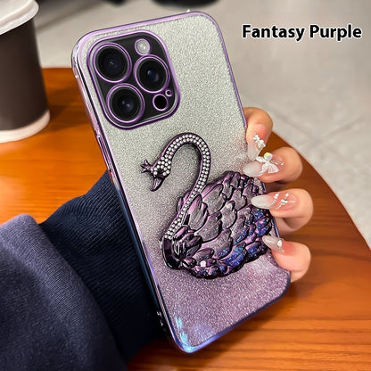 Swan Bracket Phone Case