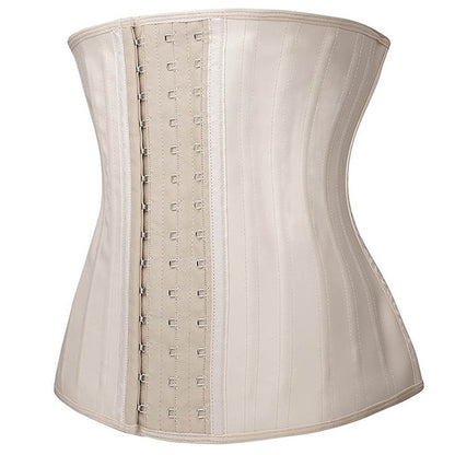 Latex corset with steel bone body